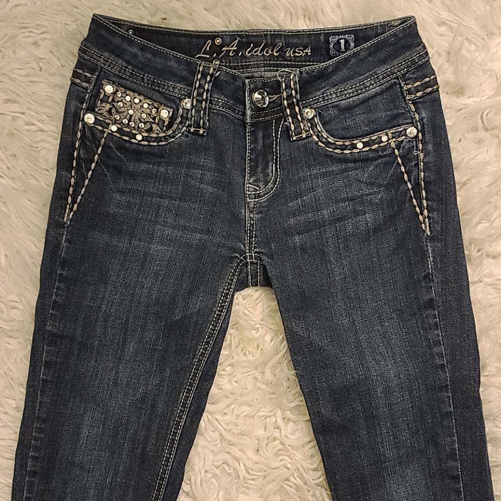 LA Idol USA dark denim jeans